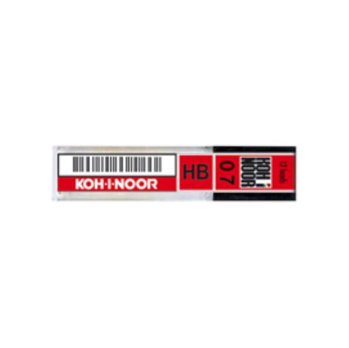 Micromine - mina 0,7mm - gradazione HB - Koh.I.Noor - astuccio 12 mine